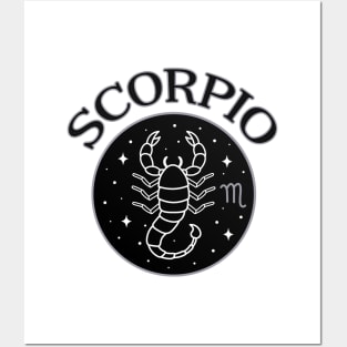 Scorpio Star Sign Zodiac Horoscope Cheeky Witch® Posters and Art